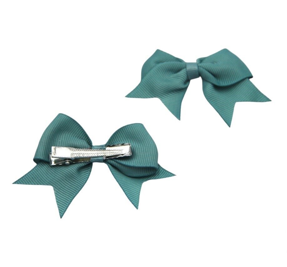 Yasmin Heart Shaped Glasses and Bow Barrette Clip Set For Babies and Girls - Turquoise – photo 4