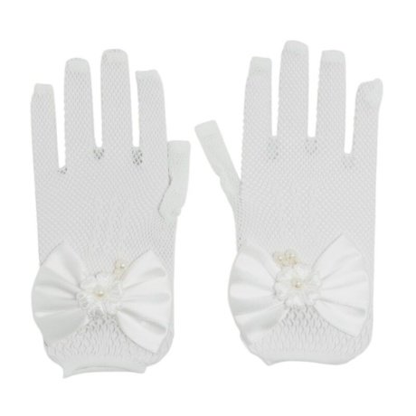 Ddaniela Princess Gloves Mesh White