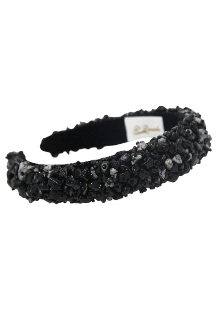 Midnight Gem Headband - Black