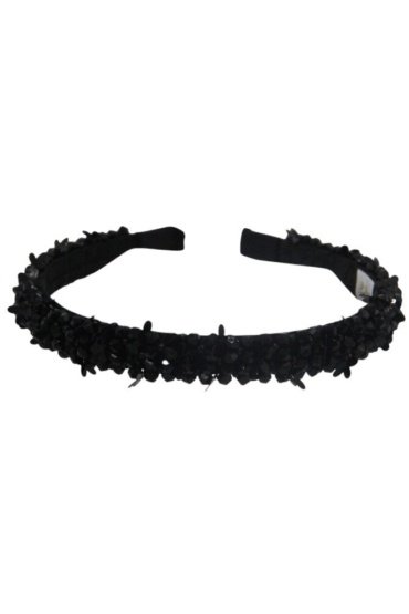 Anna Headband For Girls Butterfly - Black