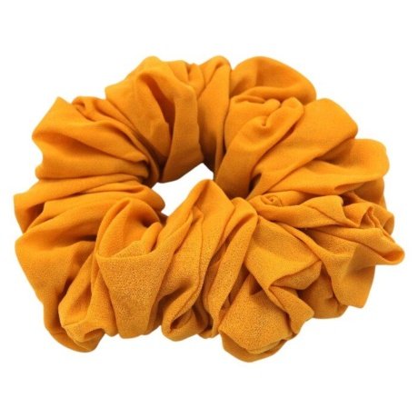 D'Daniela - Elastic Volumizing Hijab Scrunchie Tie Bun - Bright Yellow