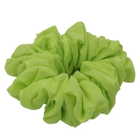 D'Daniela - Elastic Volumizing Hijab Scrunchie Tie Bun - Lime Green