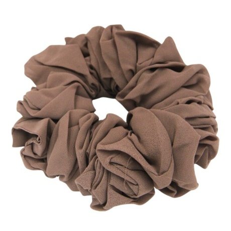 D'Daniela - Elastic Volumizing Hijab Scrunchie Tie Bun - Dark Brown