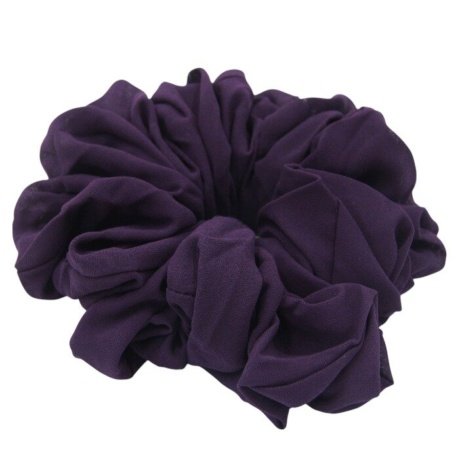 D'Daniela - Elastic Volumizing Hijab Scrunchie Tie Bun - Deep Purple