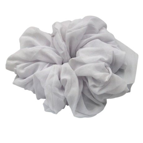 D'Daniela - Elastic Volumizing Hijab Scrunchie Tie Bun - White