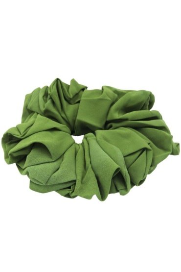 D'Daniela - Elastic Volumizing Hijab Scrunchie Tie Bun - Green