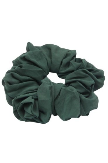 D'Daniela - Elastic Volumizing Hijab Scrunchie Tie Bun - Forest Green