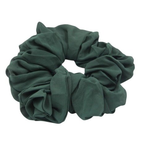 D'Daniela - Elastic Volumizing Hijab Scrunchie Tie Bun - Forest Green