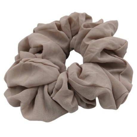 D'Daniela - Elastic Volumizing Hijab Scrunchie Tie Bun - Taupe