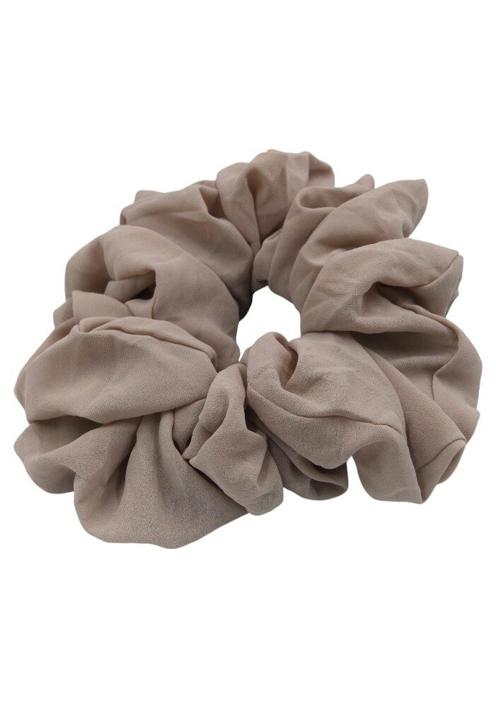 D'Daniela - Elastic Volumizing Hijab Scrunchie Tie Bun - Taupe