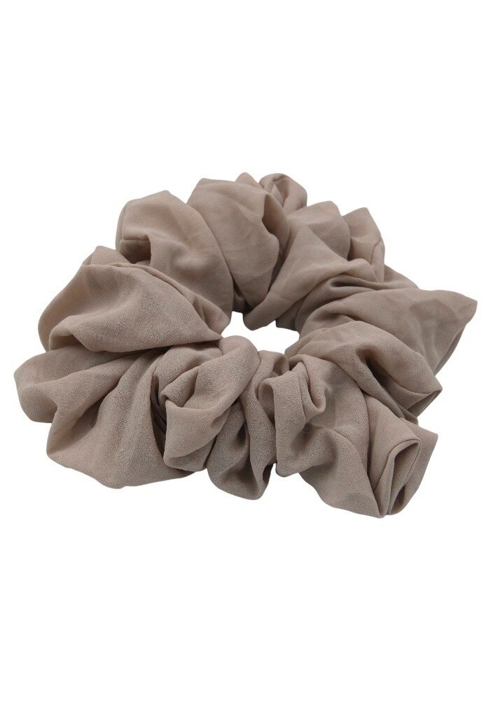 D'Daniela - Elastic Volumizing Hijab Scrunchie Tie Bun - Taupe – photo 2