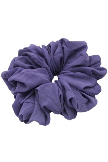 D'Daniela - Elastic Volumizing Hijab Scrunchie Tie Bun - Purple