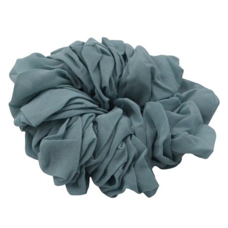 D'Daniela - Elastic Volumizing Hijab Scrunchie Tie Bun - Serenity Blue