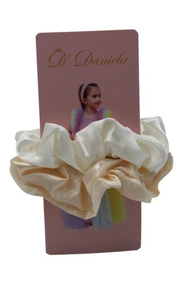 D' Daniela -Avee Silk Scrunchie Set of 2 - Multicolor