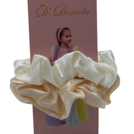 D' Daniela -Avee Silk Scrunchie Set of 2 - Multicolor
