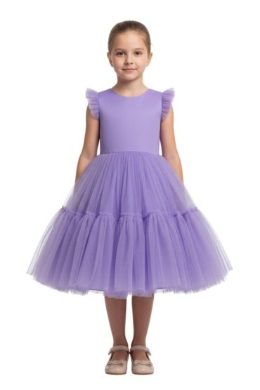 Fluffy Semi Casual Dark Purple