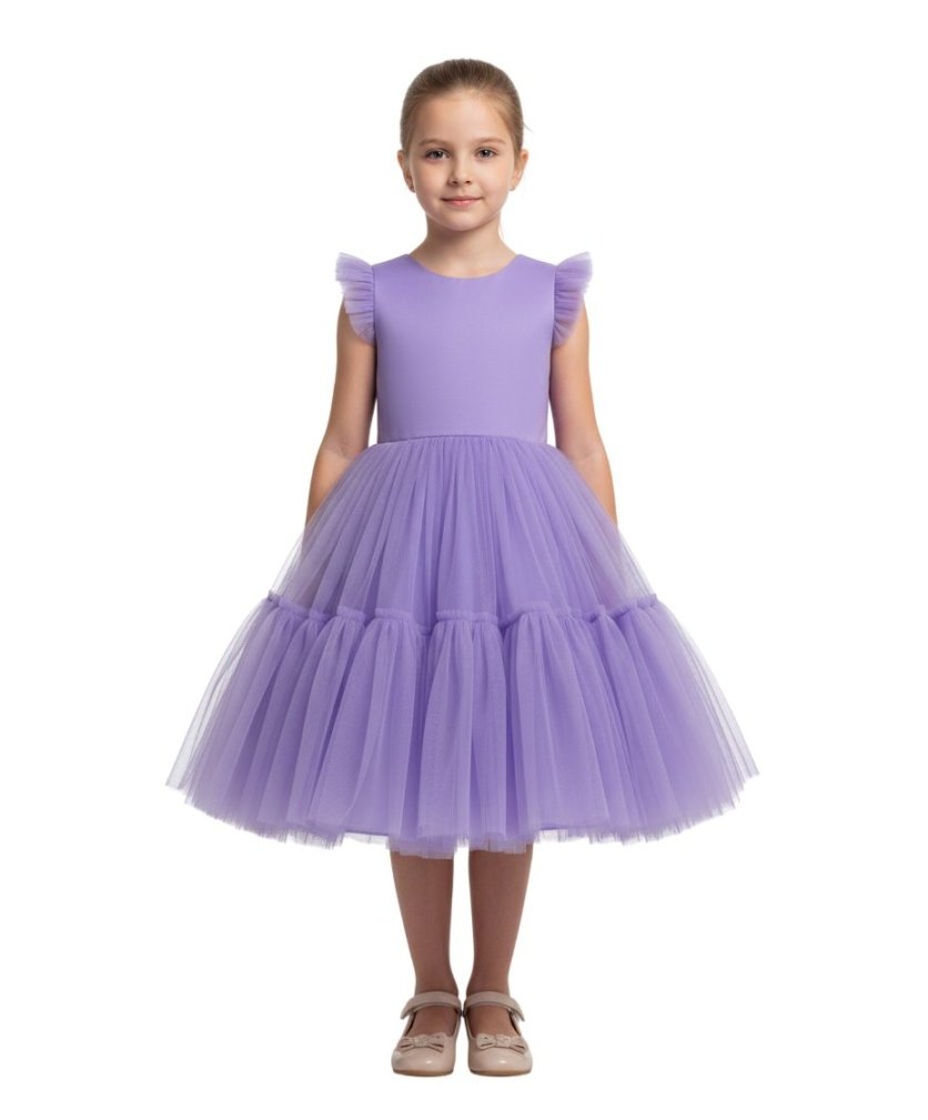 Fluffy Semi Casual Dark Purple
