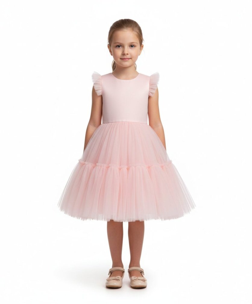 Fluffy Semi Casual Light Pink