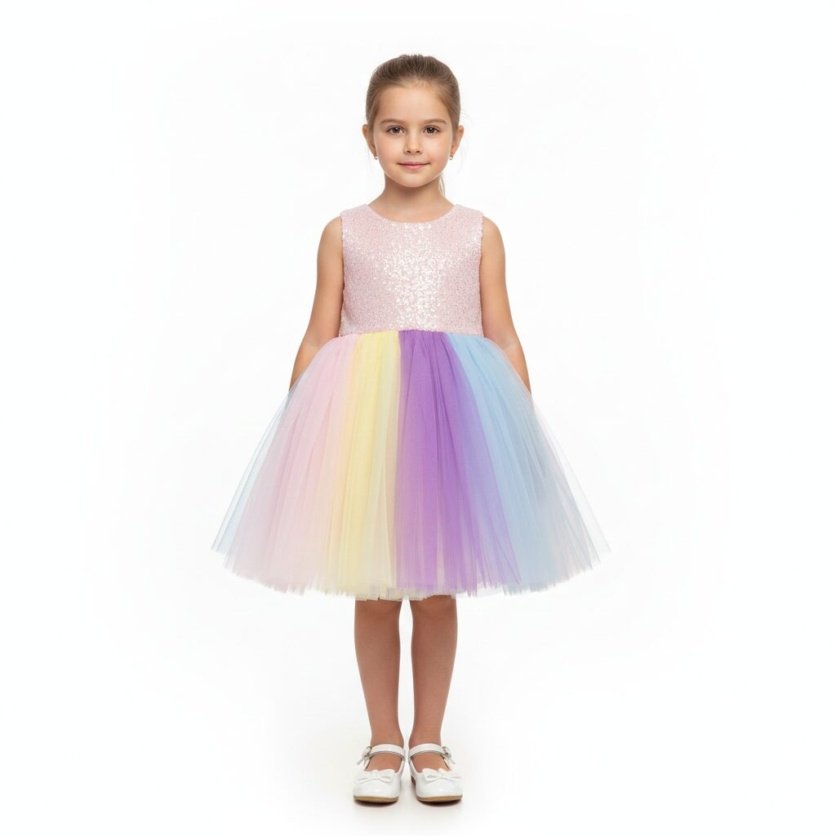 Unicorn Dress Rainbow Colors Tutu Skirt – Unicorn skirt for girls – D'Daniela